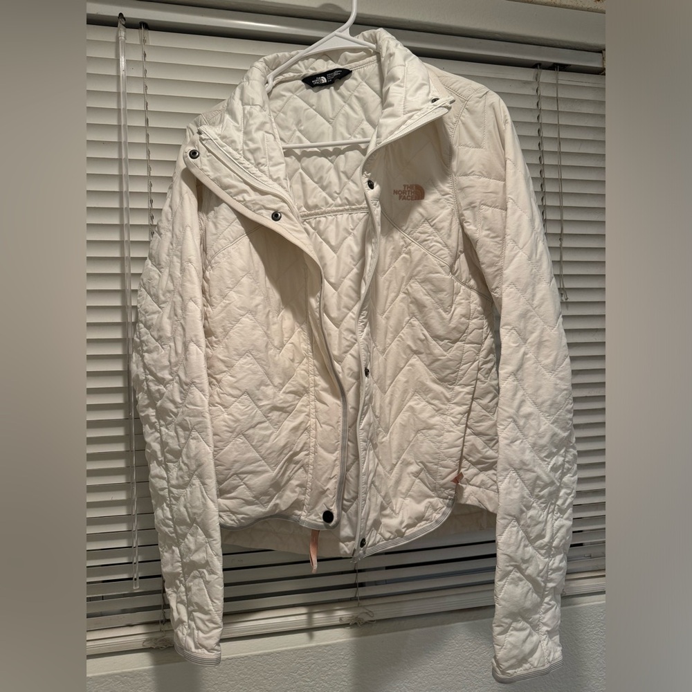 White Northface Puffer Jacket - image 1